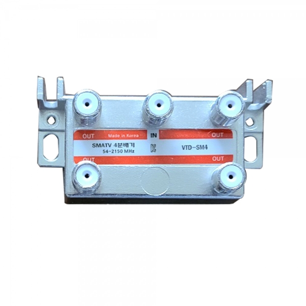 VTD-SM4  (4분배기),광대역,TV1대의신호를4대로분배