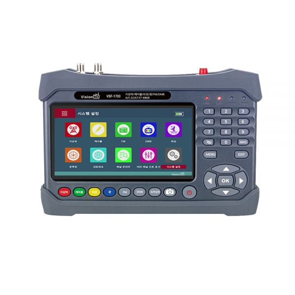 VSF-1700 지상파 케이블 위성 광 FM DMB 한글메뉴 LCD화면